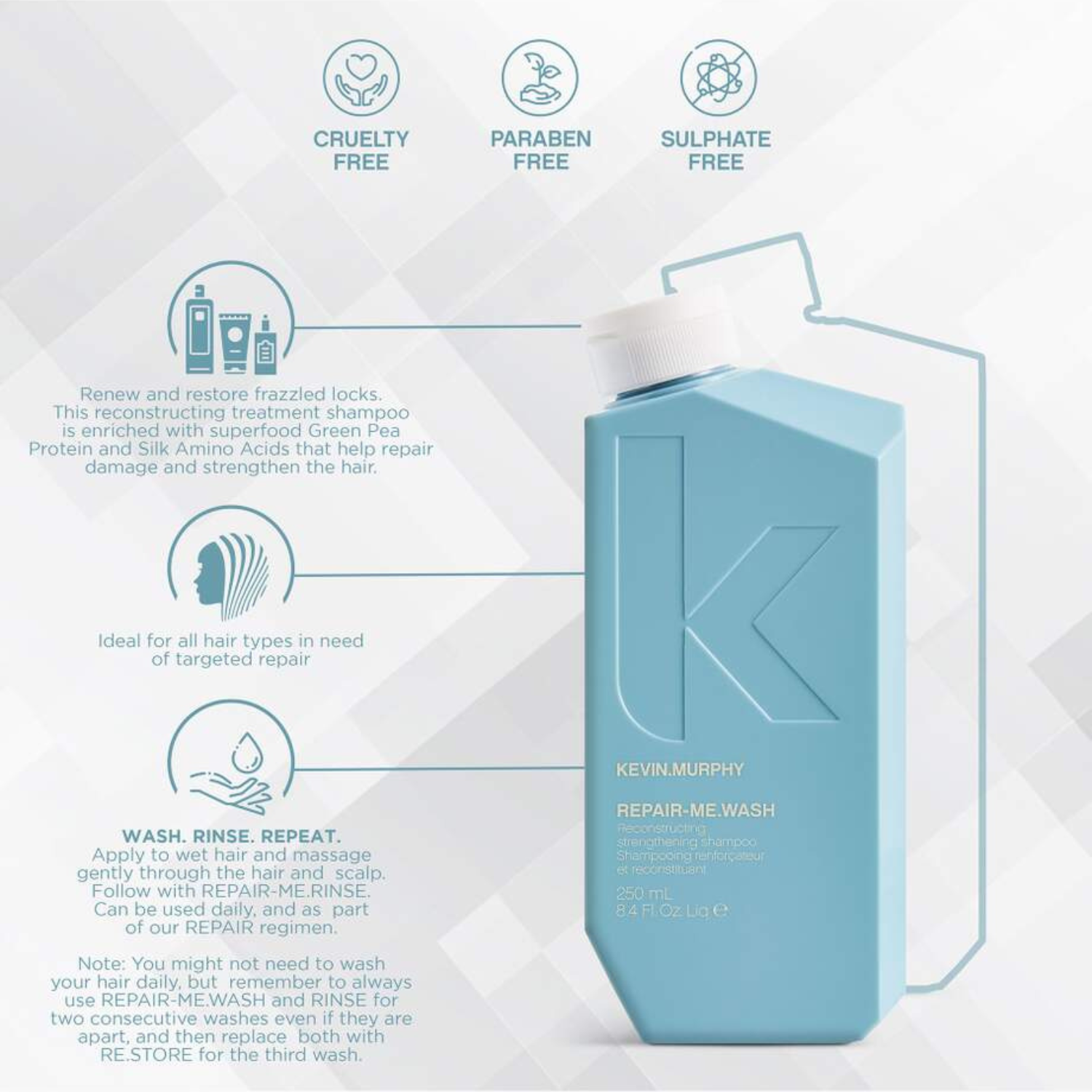 Kevin Murphy Repair-Me Wash Shampoo 250ml