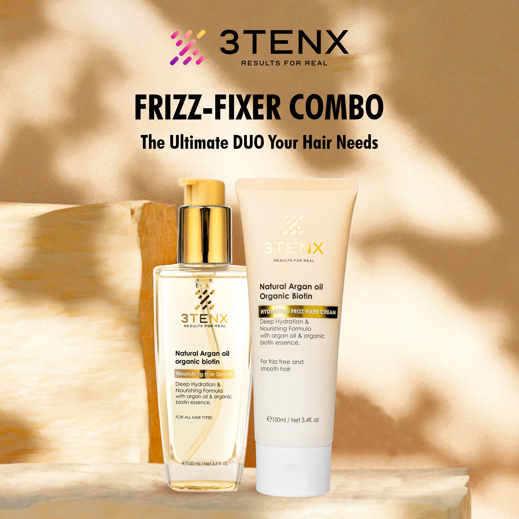 3TENX Hydrating Frizz Fixer Cream 100ml