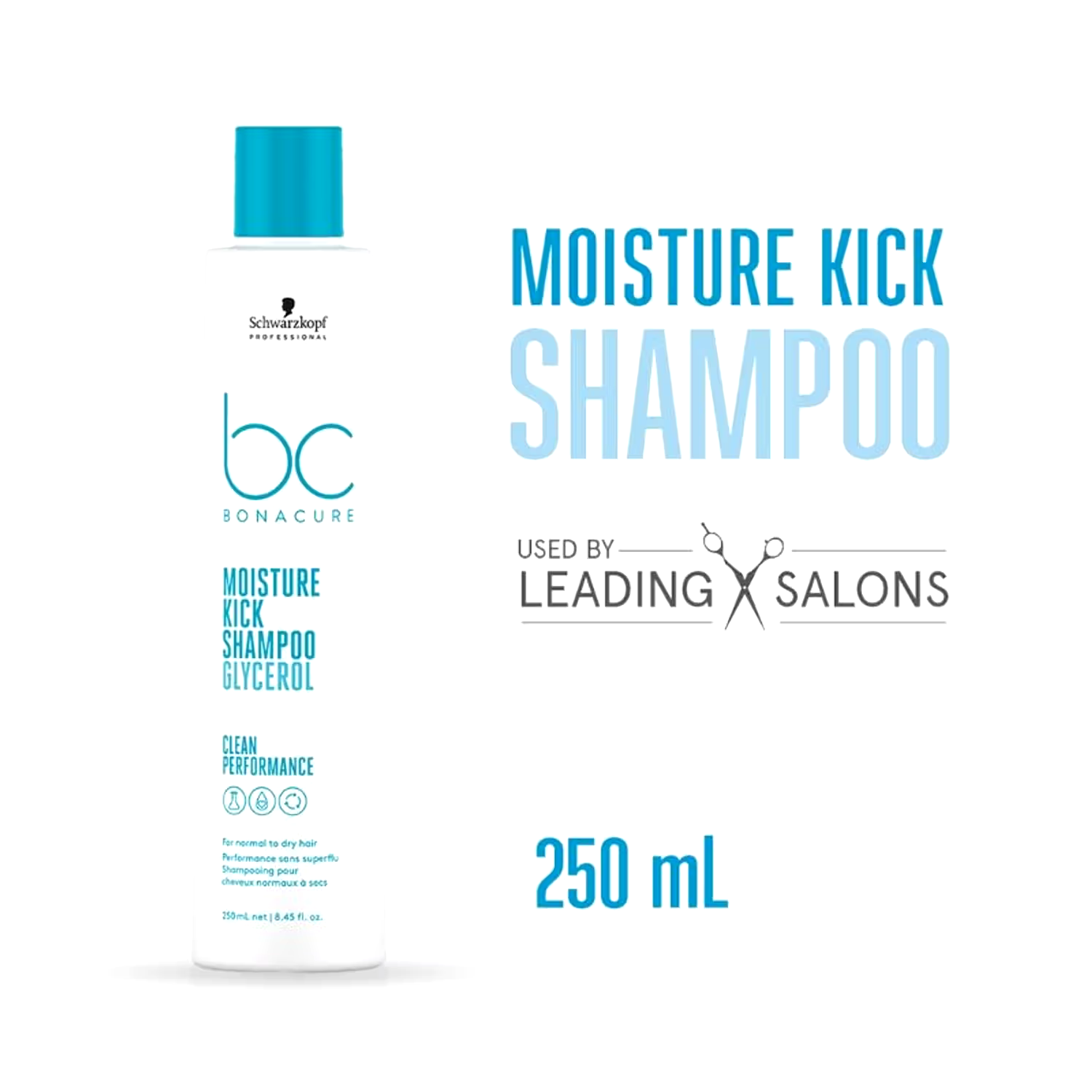 Schwarzkopf Professional Bonacure Moisture Kick Shampoo with Glycerol 250ml