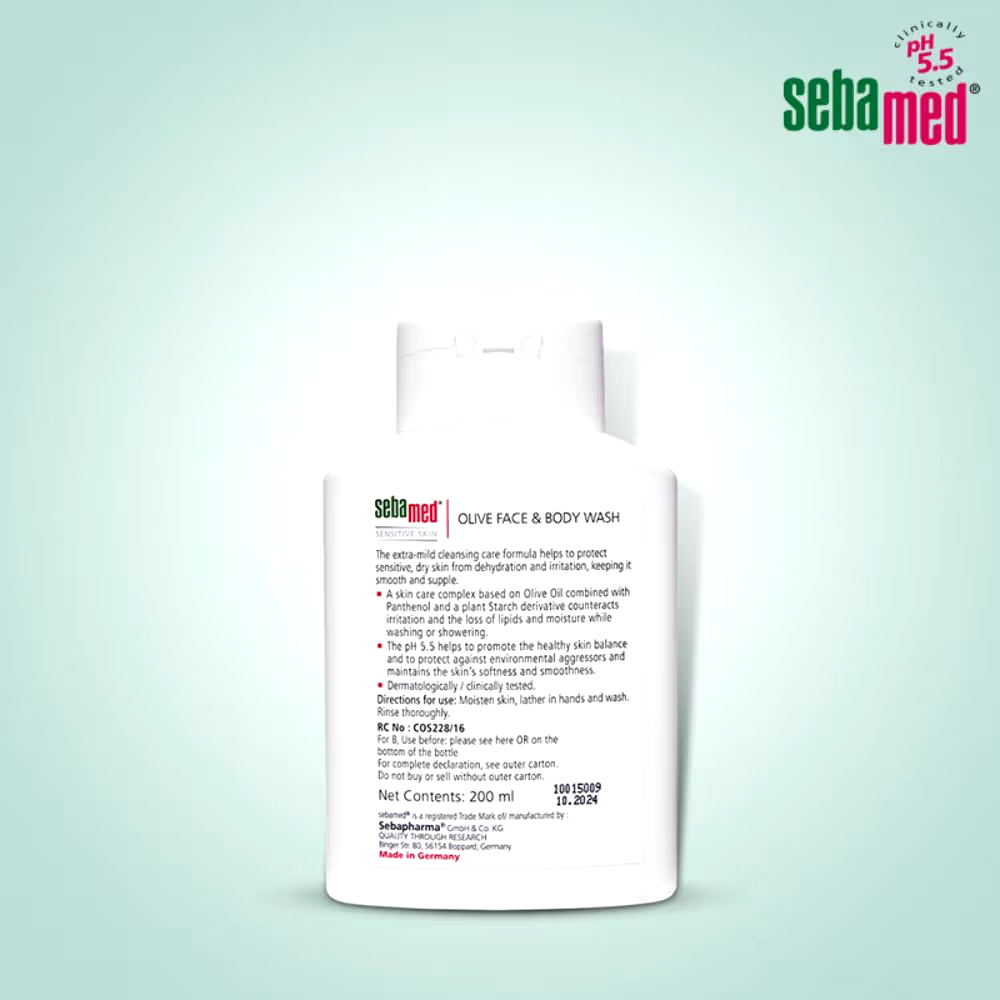 Sebamed Olive Face & Body Wash 200ml